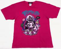 Gacharic Spin ガチャリックスピン HYPER CORE コラボ TOMO-ZO 10周年ワンマンツアー Tシャツ Lサイズ ピンク_画像1