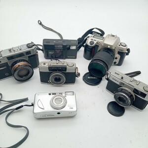 大村4月No.58 カメラ FUJIFILM OLYMPUS Nikon 富士フイルム オリンパス ニコン まとめて 動作未確認 レンジファインダー デジカメ