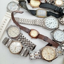 大村5月時計まとめ 腕時計 SEIKO CASIO TECHNOS 他 動作未確認 ブランド シルバー系 ゴールド系 レザーベルト クォーツ_画像3