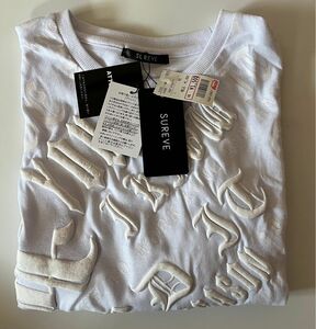 メンズ　カジュアル　Tシャツ　サイズＬ　チェスト96-104 ホワイト系
