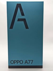 OPPO A77 6.5インチ メモリー4GB ストレージ128GB ブルー