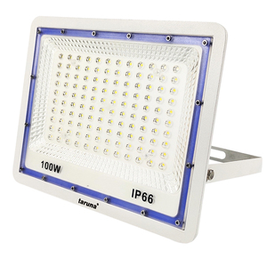 【即納】6個セット 極薄型 投光器 led 100w 1000w相当 昼光色 6500K 12000LM IP66 led作業灯 3mコード 角度調整可能 看板灯 送料無料