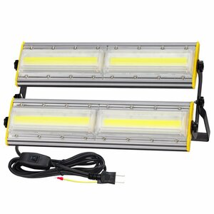  immediate payment!LED floodlight 200W 2000W corresponding 32500LM wide-angle 240° daytime light color 6000K 3m code AC80-150V IP67 waterproof working light signboard compilation fish light parking place free shipping 5 piece 