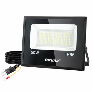  immediate payment!LED floodlight 50W 500W corresponding thin type crime prevention light daytime light color 6000K working light waterproof outlet type outdoors wide-angle free rotation garden parking place free shipping 5 piece 