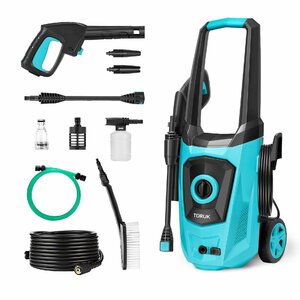 1400W high pressure washer electric maximum .. pressure 13MPa water service direct connection * self . both for height pressure / low pressure IP65 waterproof small size light weight two -ply isolation car wash outer wall washing [PSE certification ] free shipping 