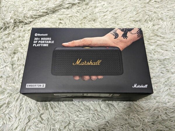 新品同様 ポータブルスピーカー Marshall Emberton2 ブラック