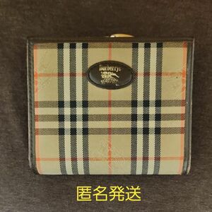 【匿名発送】BURBERRY バーバリー がま口 財布