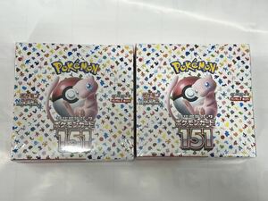 【送料無料・1円スタート】新品未開封 ポケモンカードゲーム S＆V 『１５１』シュリンク付 【2BOX計40パック】