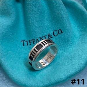 美品 Tiffany&co. Tiffany ティファニー リング 指輪 アトラス silver 925 シルバー925 スターリングシルバー #11ナロー 