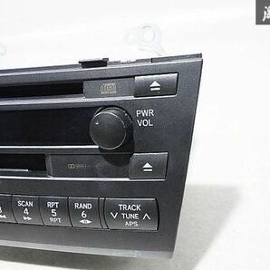 保証付 トヨタ 純正 GX110 ヴェロッサ CD カセット プレーヤー デッキ オーディオ 86120-2A460 即納の画像4