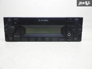 保証付 三菱 ふそう FUSO 純正 BOSCH オーディオ デッキ ラジオ AUX Bluetooth 1DIN 24V 2A TCC Mid FUSO Domestics 即納