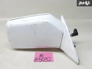 ホンダ 純正 AT ワンダー シビック ドアミラー サイドミラー 手動格納 可倒式 白塗装 右側 右 運転席 即納