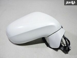 レクサス 純正 UVF45 LS LS600h 前期 ドアミラー サイドミラー 電動格納 白パール系 12ピン 8410 右側 右 運転席 即納