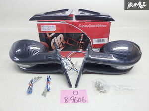  unused SLR V40 S40 Volvo 95~04 left hand drive carbon door mirror side mirror sport mirror mirror winker left right set SBMB2903-1