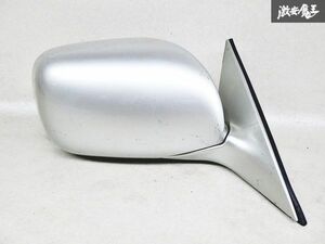 動作OK!! トヨタ 純正 GRS180 18 クラウン アスリート ドアミラー サイドミラー 8P 電動格納 シルバー系 右 右側 運転席側 即納