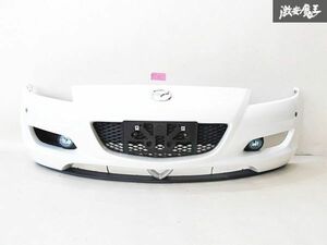 Mazda Genuine SE3P RX-8 RX8 前期 フロント Bumper リップスポイラー OP ブルーコーティング フォグincluded F151-519K1 F151-50031