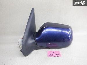  Mazda original DY3W Demio side mirror door mirror electric storage 5 pin navy blue metallic series left left side passenger's seat operation OK immediate payment 