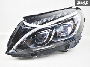 メルセデスベンツ 純正 W205 Cクラス 前期 LED 2連 2眼 プロジェクター ヘッドライト ヘッドランプ 左側 左 A205 906 95 01 即納