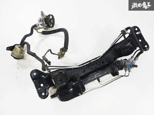 実動外し!! 日産 純正 S13 シルビア SR20DET ターボ フロント メンバー ステアリングラック パワステ ポンプ タンク 一式 RPS13 180SX