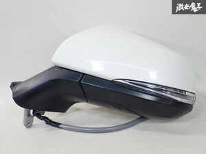 トヨタ 純正 AYH30W ヴェルファイア 後期 HV エグゼクティブラウンジ 17P ドアミラー ミラー 左 左側 助手席 MURAKAMI G703 070 白パール