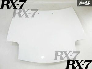 凹み無し!! Mazda Genuine FD3S RX-7 RX7 Normal アルミ製 ボンネット engineフード フード パネル 白 ホワイト ソリッド 即納