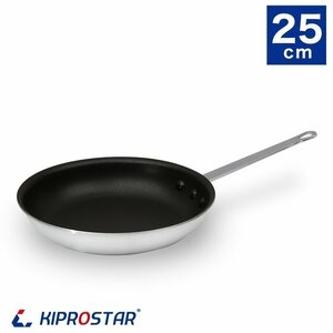 【新品】KIPROSTAR 業務用 アルミフライパン(表面フッ素樹脂コーティング加工) 25cm パスタ 炒め アルミ製