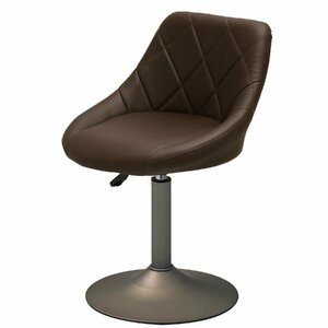 【新品】昇降式カウンターチェア セピアブロンズ脚 ロータイプ WY-523S ダークブラウン 家具 椅子