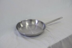 [ used special price ]240404001 business use stainless steel fry pan 30cm IH correspondence direct fire correspondence fry pan professional specification IHFP-30 KIPROSTARki Pro Star used 