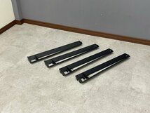 【中古】240416006 テーブル脚 4本セット 高さ70cm 黒脚 アイアン脚 アジャスター付 700mm アイアンレッグ コーナータイプ ★一点物_画像2