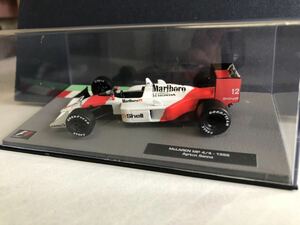 ミニカー 1/43 デアゴスティーニ F1マシンコレクション マクラーレン MP4/4-1988 アイルトン セナ マルボロデカール仕様