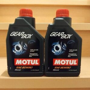 MOTUL モチュール GEAR BOX 80W90 1L 2缶 2本 ギア ボックス 正規品