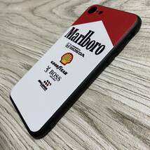 マールボロ マクラーレン ホンダ iPhone 8 / 7 / SE ケース F1 McLaren Honda マルボロ アイルトン・セナ スマホ_画像2