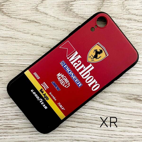 マールボロ フェラーリ iPhone XR ケース F1 Ferrari マルボロ プロスト アレジ シューマッハ スマホ