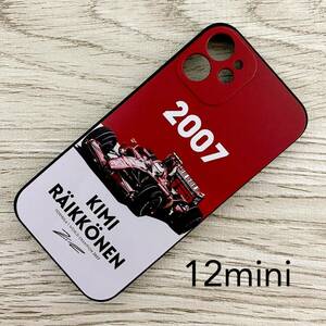 キミ・ライコネン 2007 ワールドチャンピオン iPhone 12 mini ケース F1 フェラーリ Ferrari スマホ