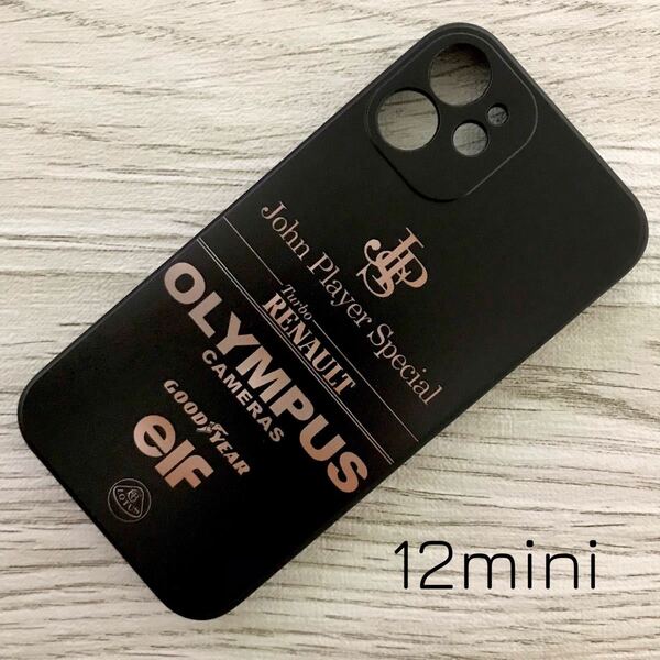 JPS ロータス iPhone 12 mini ケース F1 Lotus ルノー 98T アイルトン・セナ スマホ