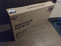 新品未使用 アイリスオーヤマ 2口 IHクッキングヒーター IHコンロ 工事不要 1400W 電磁調理器 100V ブラック IHK-W1-B_画像1