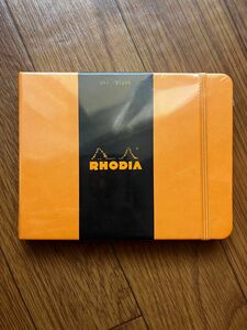  ロディア RHODIA ウェブノートブック ランドスケープ A6変型 14x11cm 無地