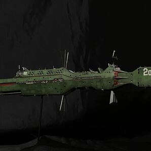 銀河英雄伝説 1/5000 アルバクリエイツ製 自由惑星同盟軍 第2艦隊旗艦「パトロクロス」var3「新たなる戦いの序曲」版 艦船模型完成品の画像4