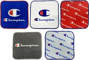 丸眞 Champion(チャンピオン) ミニタオル5枚組 約15×15cm ジェネラルパターン 5065014500