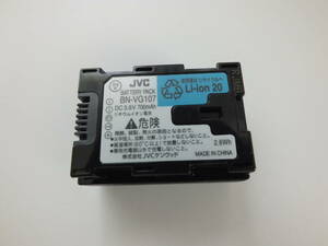 純正品 | 未使用に近い | JVCケンウッド リチウムイオンバッテリー BN-VG107 （VG107) 動作未確認