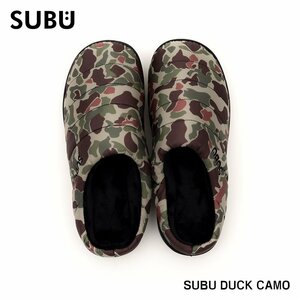 SUBU スブ サンダル Permanent Collection [サイズ1 (JP24-25.5)] ダックカモ（SB-532）/ スリッパ 外履き キャンプ アウトドア 迷彩