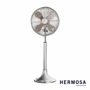 RETRO FAN FLOOR レトロファン フロア 《シルバー》 HERMOSA /ヴィンテージ/扇風機/フロアファン/サーキュレーター