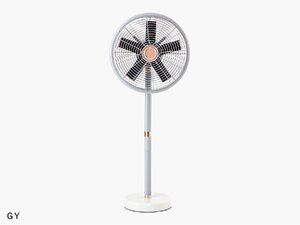 MARBLE FAN マーブルファン グレー / 扇風機/ サーキュレーター/ フロアファン/ テーブルファン/ 大理石/ 真鍮/ 省エネ/ 静音/ 首振り