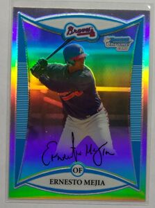 来日外国人 メヒア 2008 Bowman Chrome Refractor 500枚限定 西武