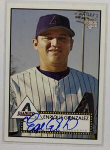 来日外国人 ゴンザレス 2006 Topps '52 Auto 直筆サイン 西武