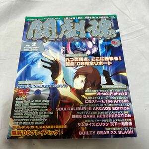 DVD　付　雑誌　闘劇魂　vol.3 e格闘技　鉄拳　バーチャファイター　対戦映像　ストリートファイター　月刊アルカディア