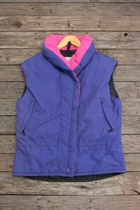 マーモット marmot mountain works 旧タグ ダウンベスト 紫×ピンク 表W’s10