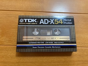 【未開封品】TDK AD-X54 カセットテープ 54分