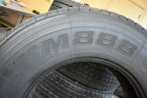 送料無料 11R22.5 BRIDGESTONE M888 2022 年製 4本セット 残り溝10mm～11mm_画像8