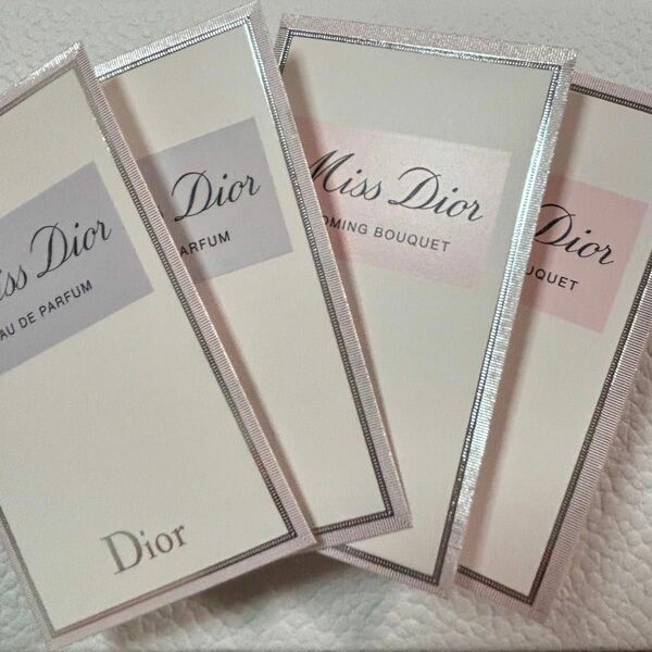 ディオール　 ミスディオール　 ブルーミングブーケ　香水サンプル4つセット　Christian Dior 試供品
